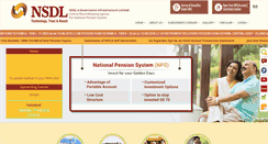 Desktop Screenshot of npscra.nsdl.co.in